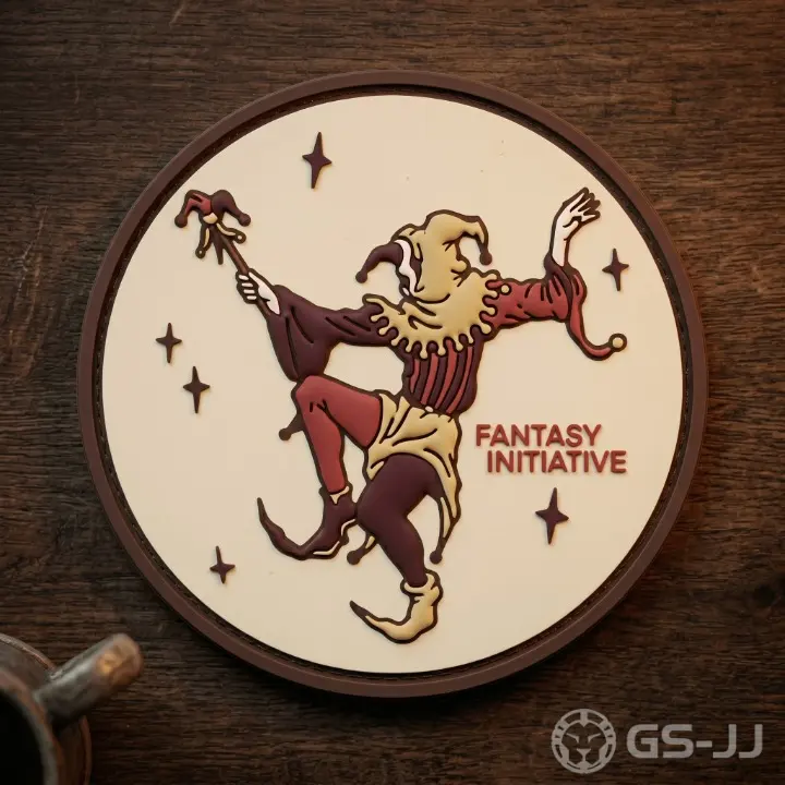 Fantasy Initiative Jester PVC Coaster Fantasy Initiative Jester PVC Coaster