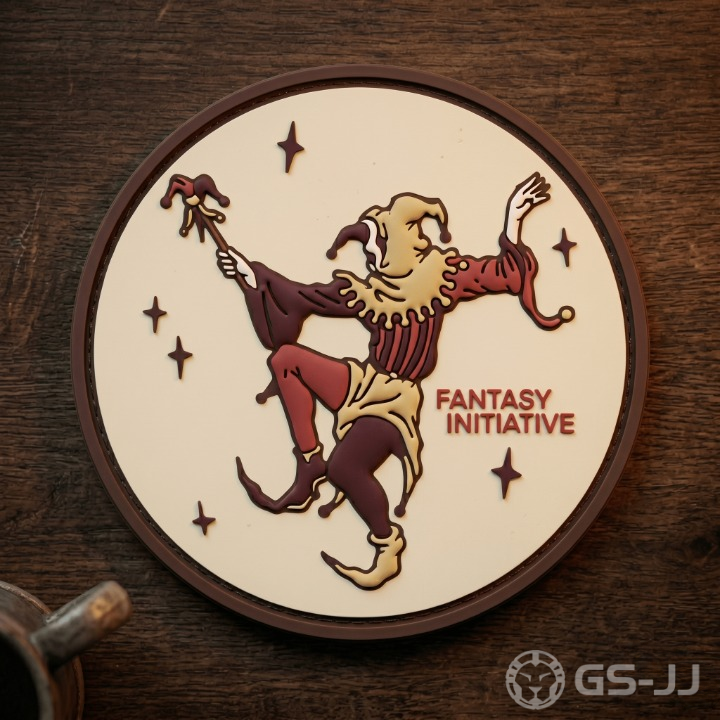 Fantasy Initiative Jester PVC Coaster Fantasy Initiative Jester PVC Coaster
