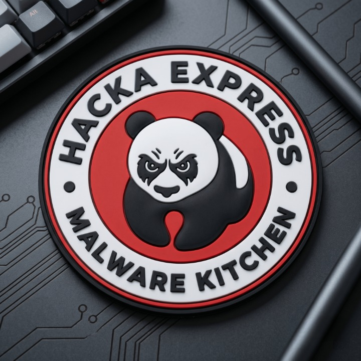 Kitchen Panda PVC Coaster