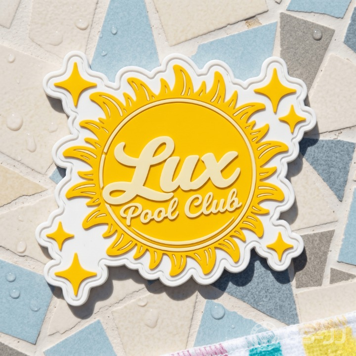 Sun Shaped PVC Coaster Sun Shaped PVC Coaster
