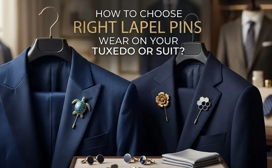 How To Choose Right Lapel Pins Wear On Your Tuxedo Or Suit？