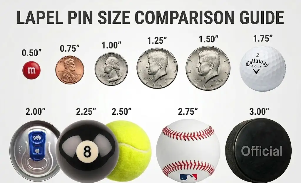 Which Size of Lapel Pins Do You Need?