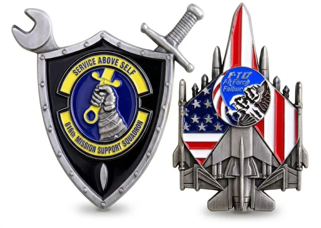 Custom Sandblast or Die-struck Lapel Pins