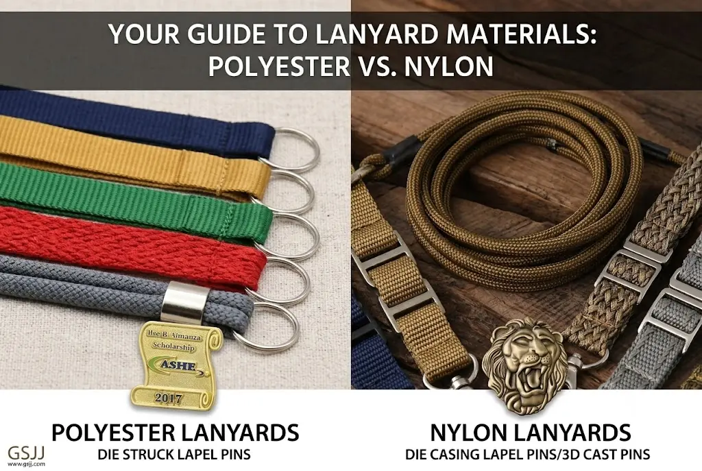The Differences between the Polyester Lanyards and Nylon Lanyards