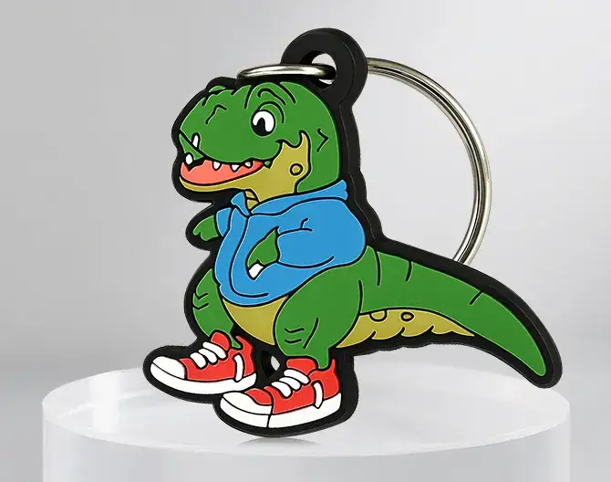 Environmental Friendly PVC Keychain