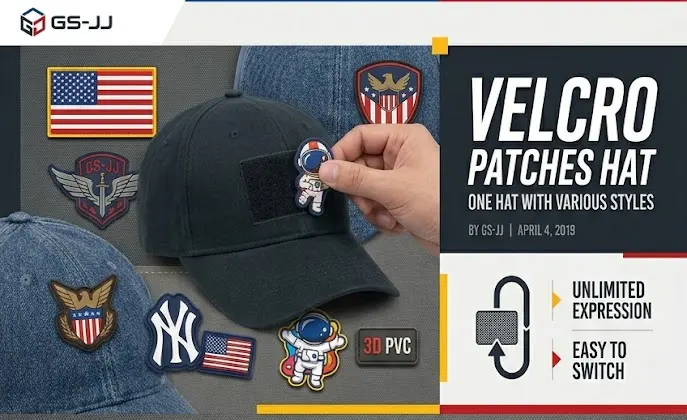 Velcro Patches Hat- One Hat with Various Styles