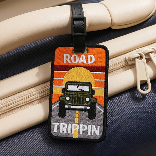 Custom Embroidered Travel Bag Tags
