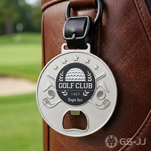 Custom Golf Bag Tag Bottle Opener Custom Golf Bag Tag Bottle Opener