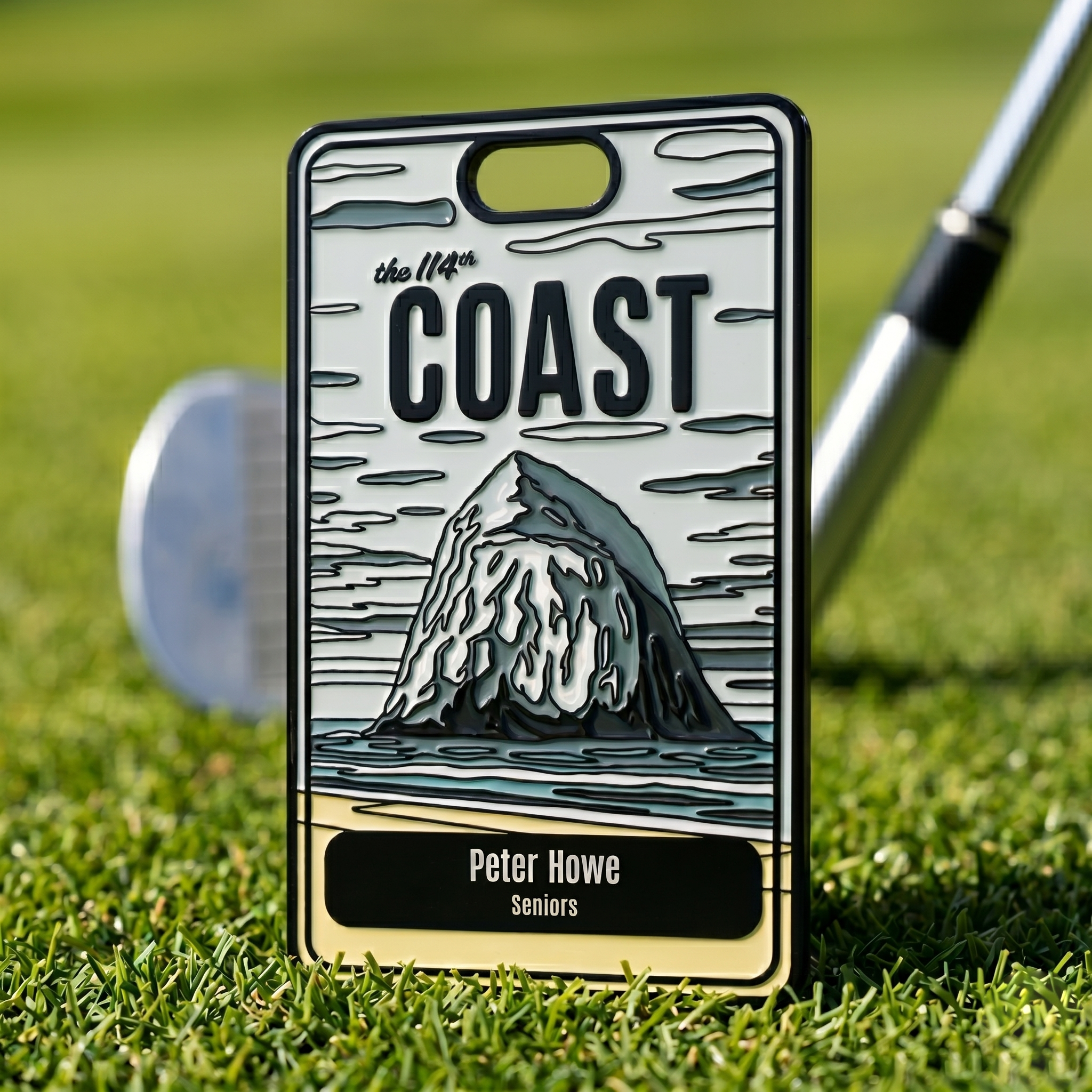 Personalized Enamel Golf Bag Tags