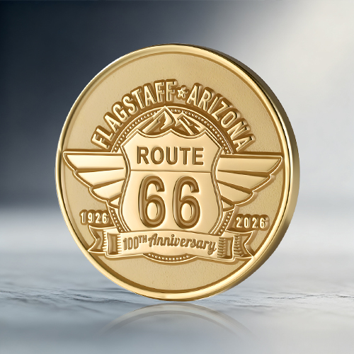 Custom Route 66 Coins