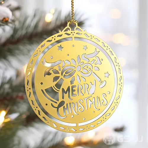 Merry Christmas Bell Custom Metal Ornaments Merry Christmas Bell Custom Metal Ornaments
