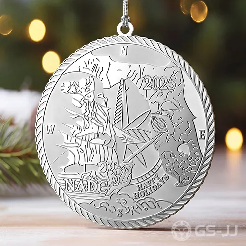 2025 Nautical Compass Custom Metal Ornaments 2025 Nautical Compass Custom Metal Ornaments