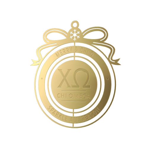 90 Rotate Double Concentric Ring Ornament