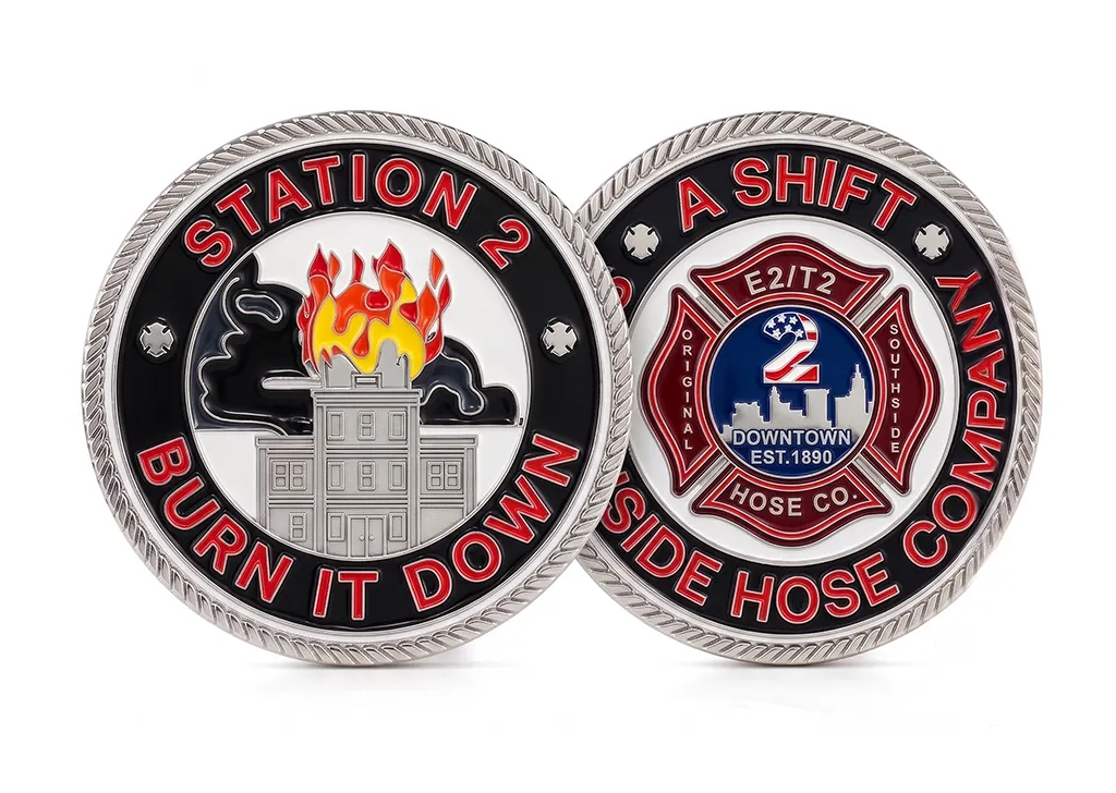 Firefighter Challenge Coins