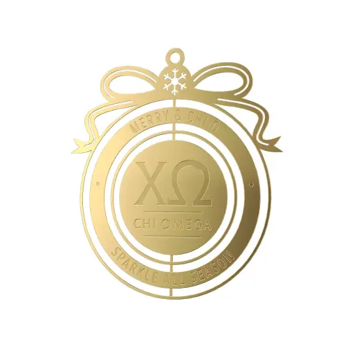 90° Rotate Double Concentric Ring Ornament 90° Rotate Double Concentric Ring Ornament