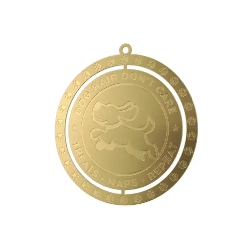 Hollow Dual Circle Ornament Hollow Dual Circle Ornament