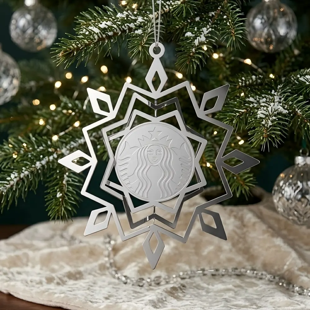 90° Rotate Double Layer Hollow Ornament 90° Rotate Double Layer Hollow Ornament