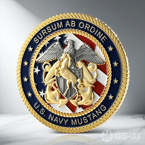 US_Navy_Mustang_Sursum_Ab_Ordine_Challenge_Coin US_Navy_Mustang_Sursum_Ab_Ordine_Challenge_Coin
