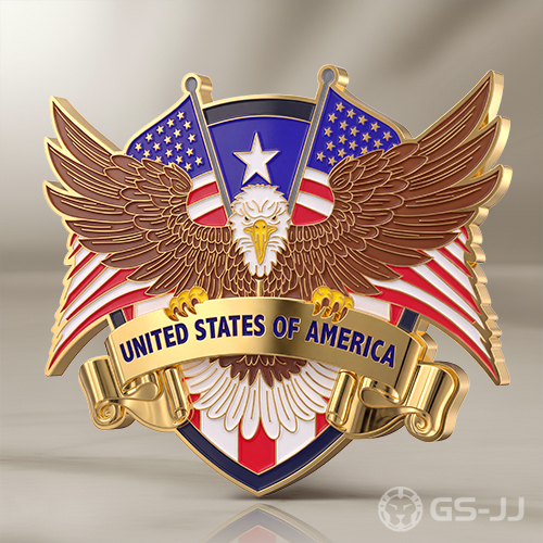 United_States_of_America_Bald_Eagle_Shield_Challenge_Coin United_States_of_America_Bald_Eagle_Shield_Challenge_Coin