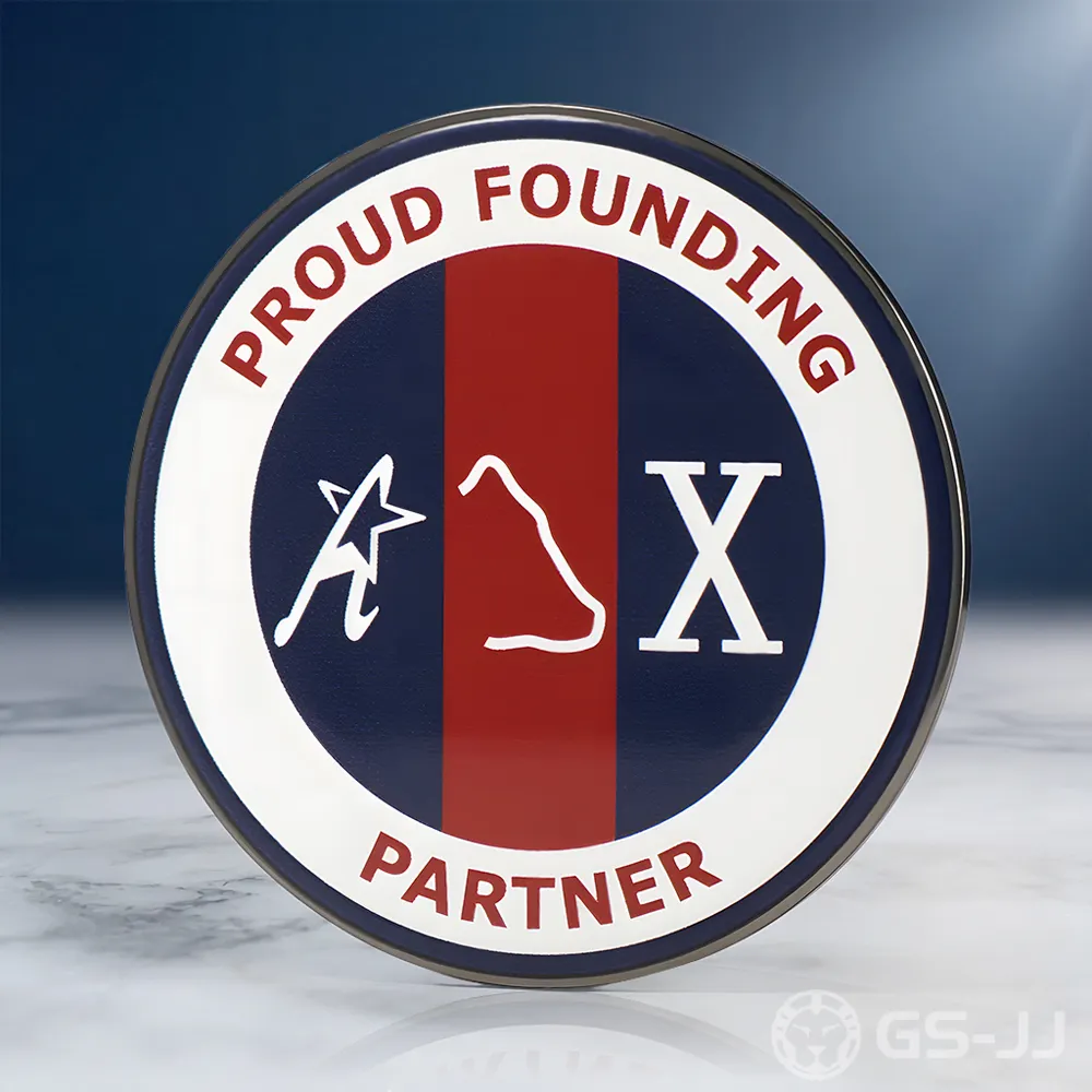 Founding Partner Tricolor Round Pin Founding Partner Tricolor Round Pin