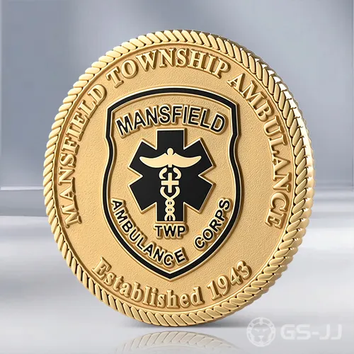 Mansfield_Township_Ambulance_Corps_Established_1943_Challenge_Coin Mansfield_Township_Ambulance_Corps_Established_1943_Challenge_Coin
