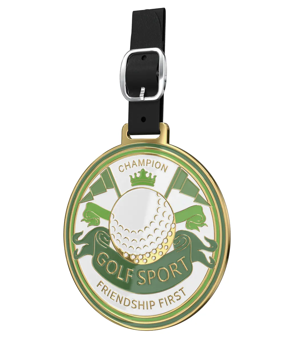 Soft Enamel Golf Bag Tags 1 Soft Enamel Golf Bag Tags 1