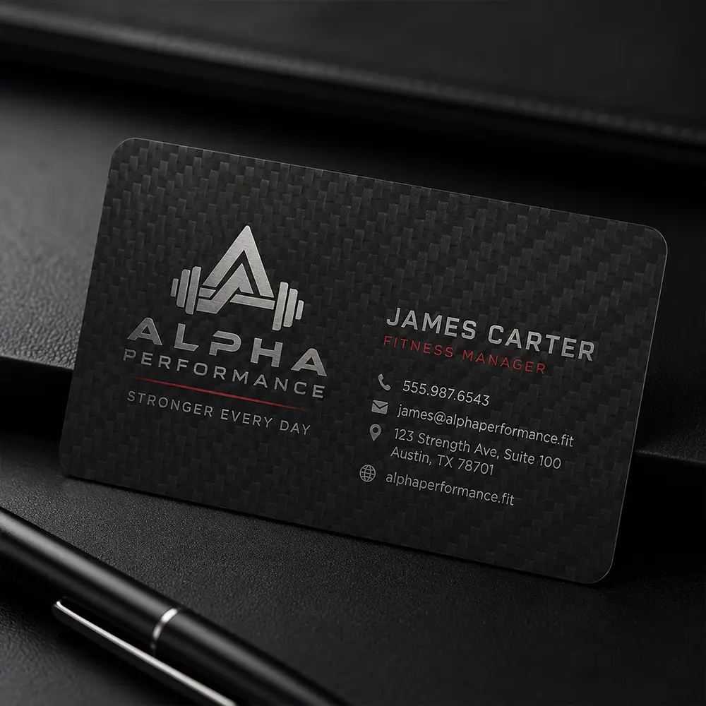 Carbon Fiber Business Cards Carbon Fiber Business Cards