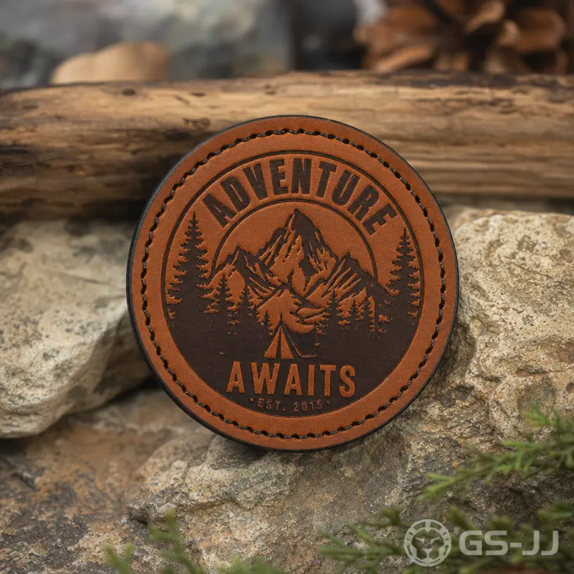 ADVENTURE Custom Leather Patches ADVENTURE Custom Leather Patches