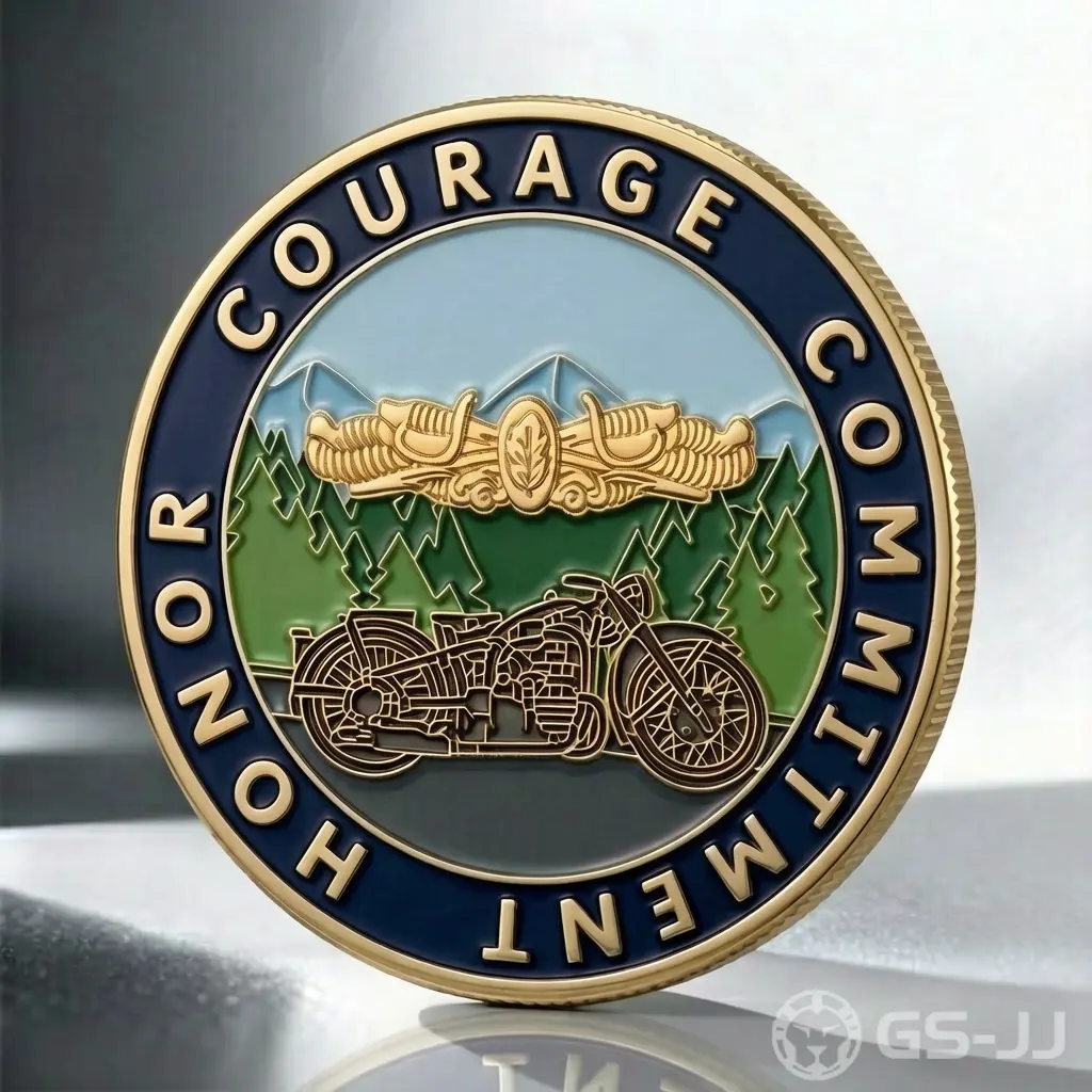 Motorcycle Challenge Coins Motorcycle Challenge Coins