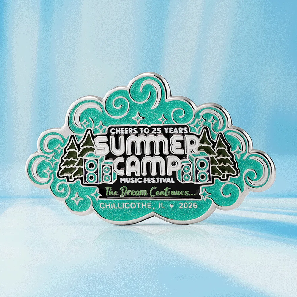 2026 Summer Camp Music Festival Cloud Glow In The Dark Custom Pin 2026 Summer Camp Music Festival Cloud Glow In The Dark Custom Pin
