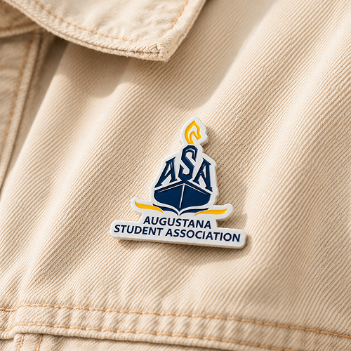 ASA Augustana Student Association Soft Enamel Pin
