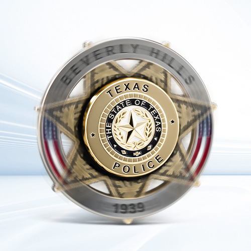 Beverly Hills Police Badge Enamel Fidget Spinner
