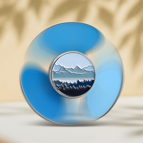 Blue Horizon Mountain Fidget Spinners