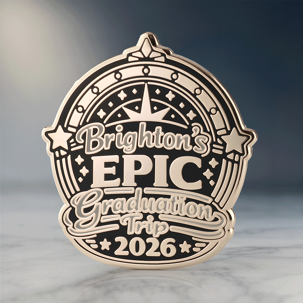Brighton's Epic 2026 Star Arch Glow In The Dark Custom Pin