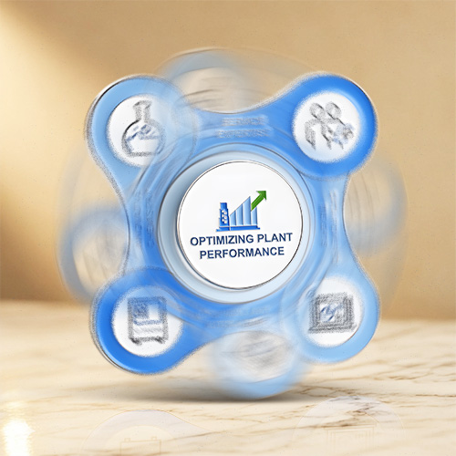 Chemistry Data Automation Enamel Fidget Spinner