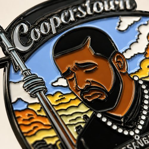 Cooperstown Devil Portrait Soft Enamel Pin