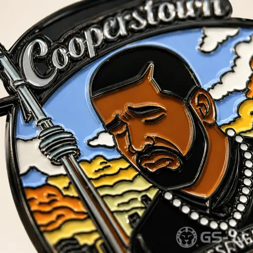 Cooperstown Devil Portrait Soft Enamel Pin Cooperstown Devil Portrait Soft Enamel Pin