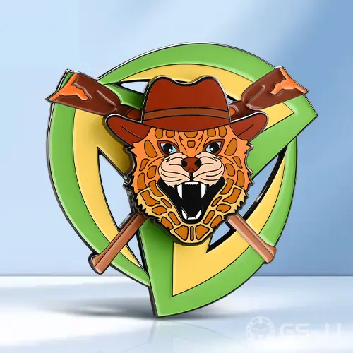 Cowboy Leopard Enamel Fidget Spinner Cowboy Leopard Enamel Fidget Spinner