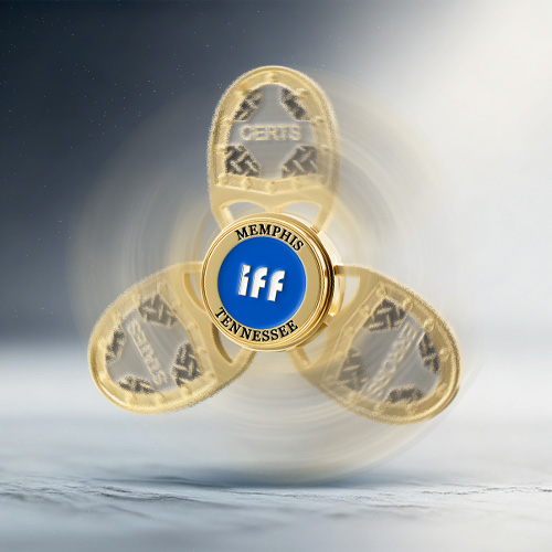 Memphis IFF Enamel Fidget Spinner