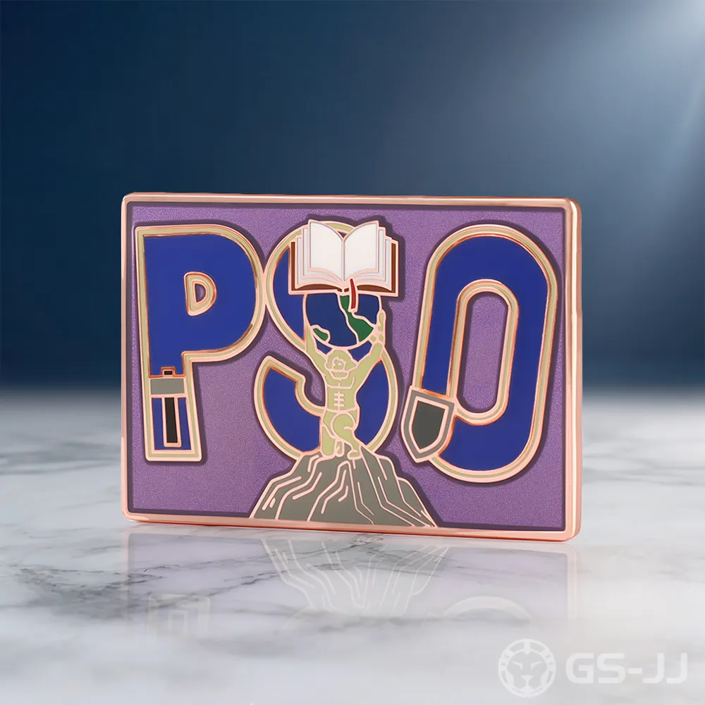 PSO Figure Earth Book Transparent Shiny Copper Pin PSO Figure Earth Book Transparent Shiny Copper Pin