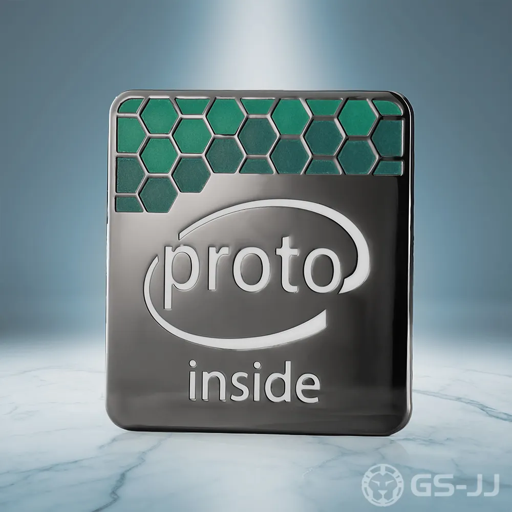 Proto Inside Honeycomb Square Glow In The Dark Custom Pin Proto Inside Honeycomb Square Glow In The Dark Custom Pin