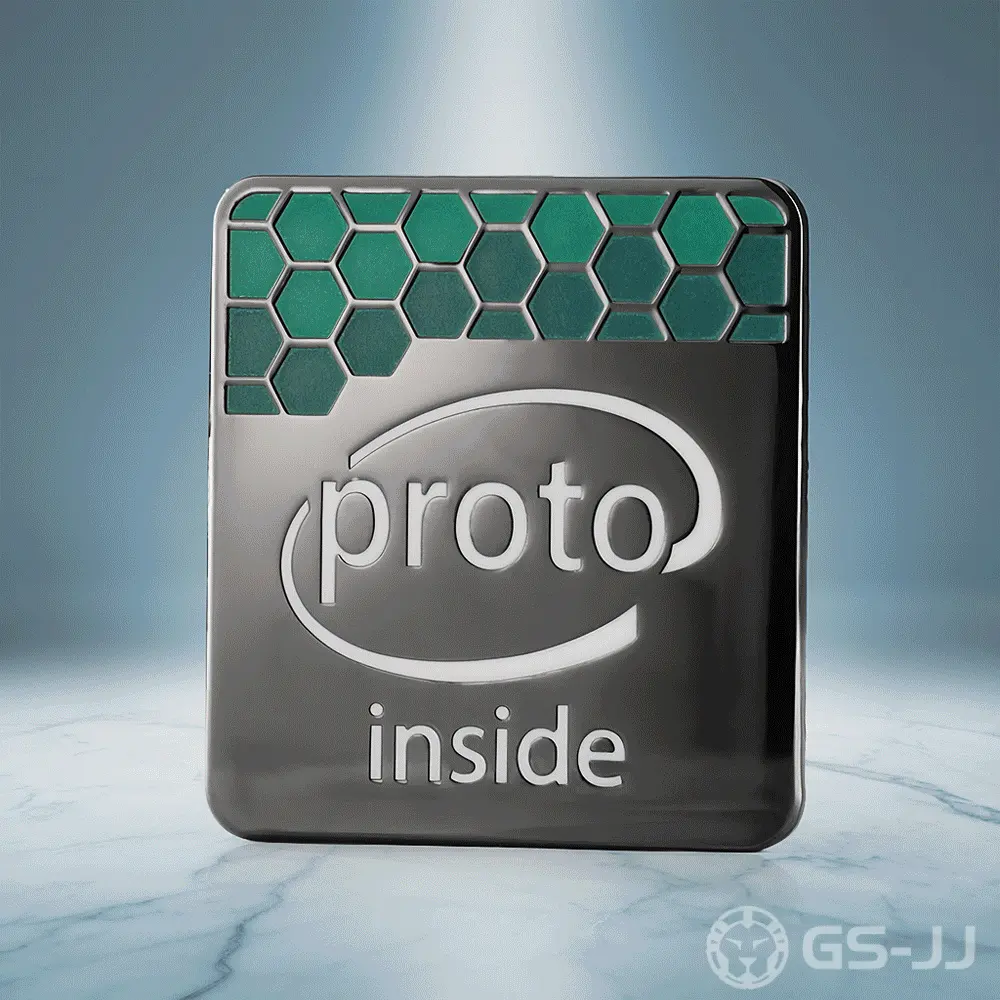Proto Inside Honeycomb Square Glow In The Dark Custom Pin Proto Inside Honeycomb Square Glow In The Dark Custom Pin