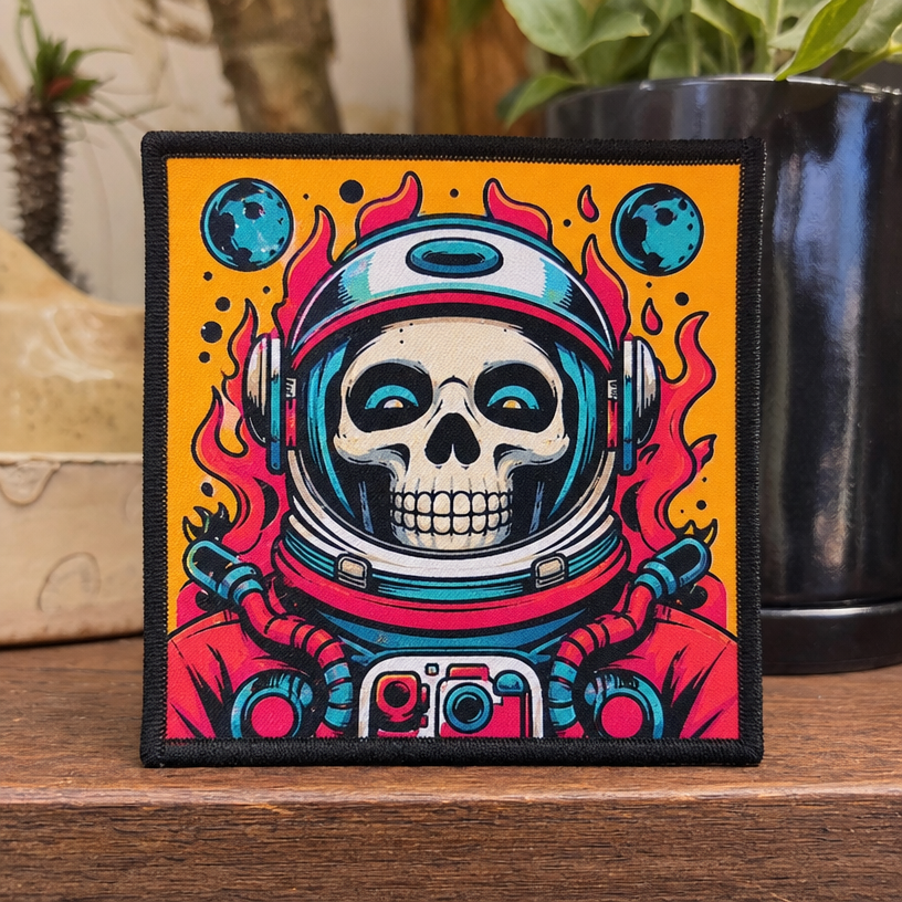 Skeleton Custom Printed Patches