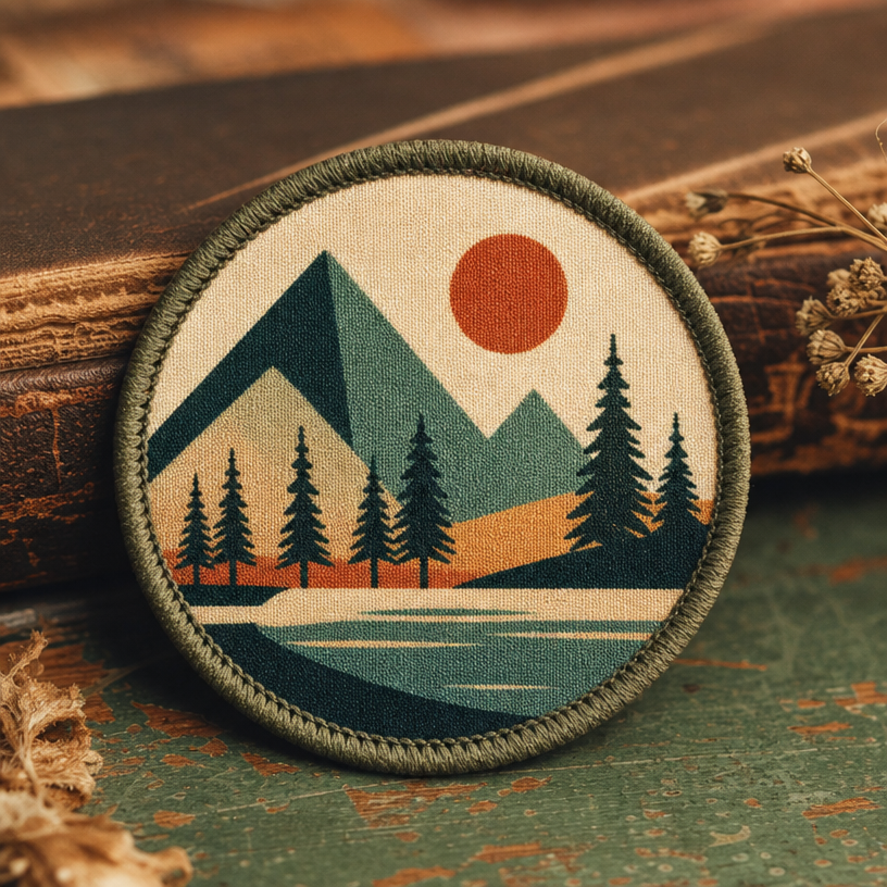 Mountain Custom Printed Patches