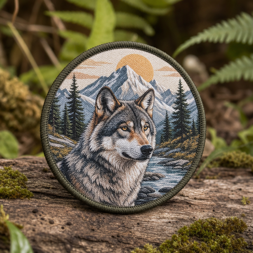 WOLF Custom Printed Patches