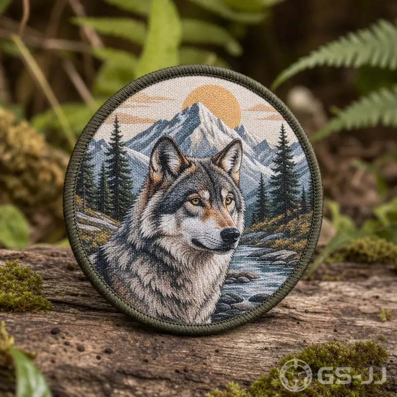 WOLF Custom Printed Patches WOLF Custom Printed Patches