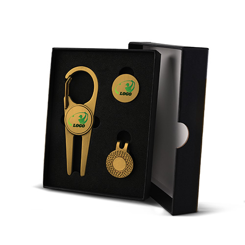 Deluxe Golf Divot Tool Set with Ball Markers