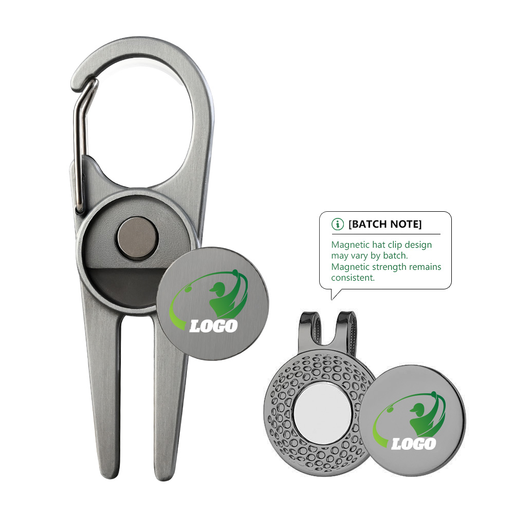 Magnetic Effect Display - Deluxe Golf Divot Tool Set with Ball Markers Magnetic Effect Display - Deluxe Golf Divot Tool Set with Ball Markers