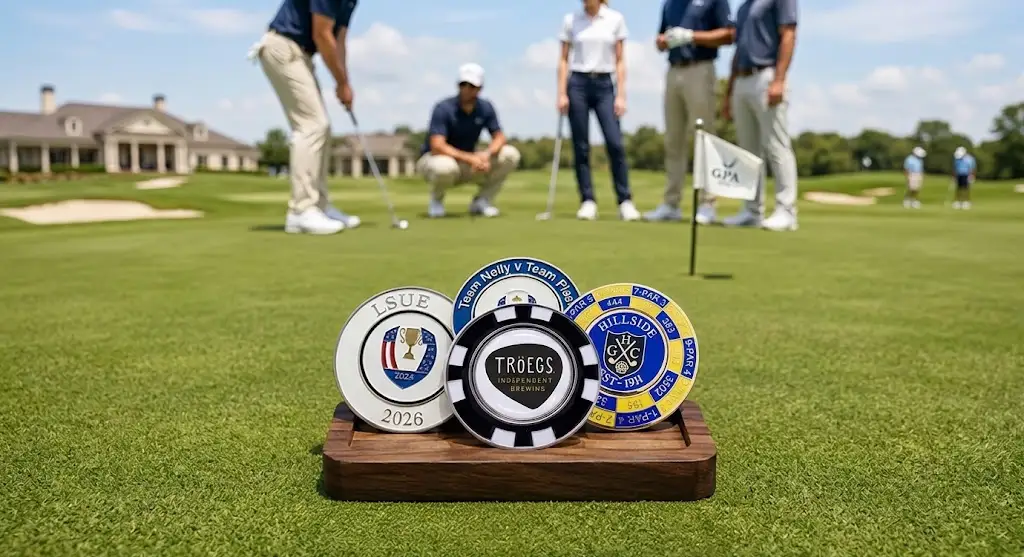 What Your Golf Ball Marker Says About You on the 18th Green