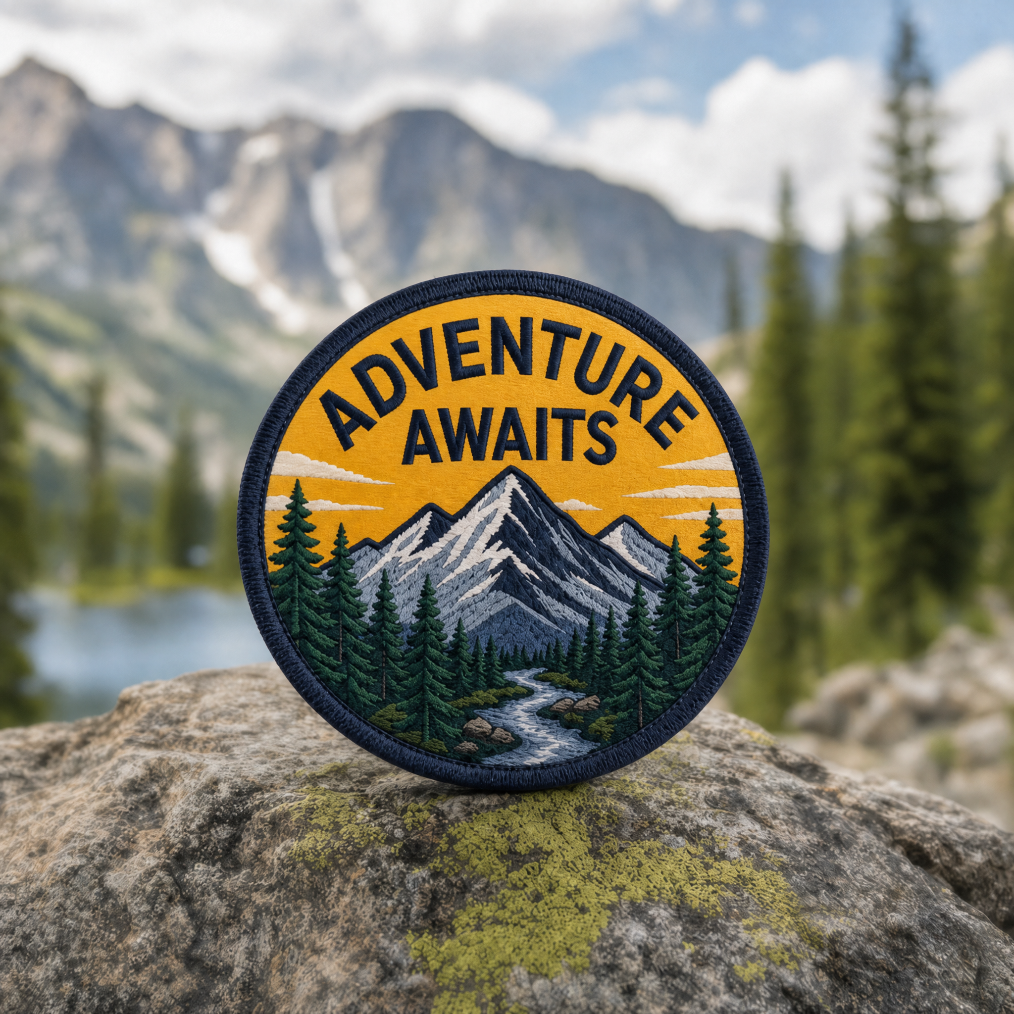 ADVENTURE Full Embroidered + Full Printed Patches
